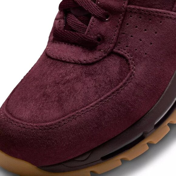 New Nike Air Max Goadome 865031-602 Men's Deep Burgundy Suede Ankle Boots - Picture 6 of 7